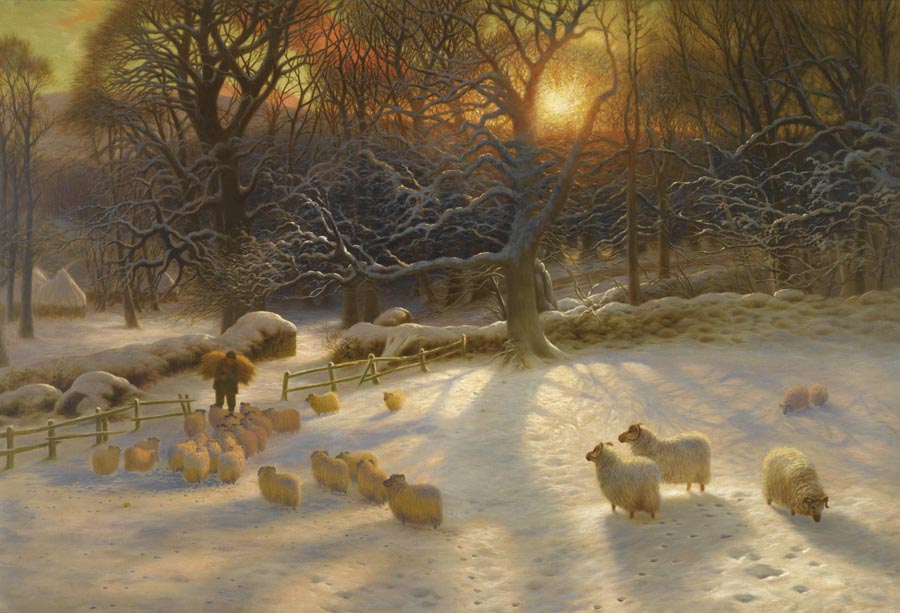 Joseph Farquharson The Shortening Winters Day